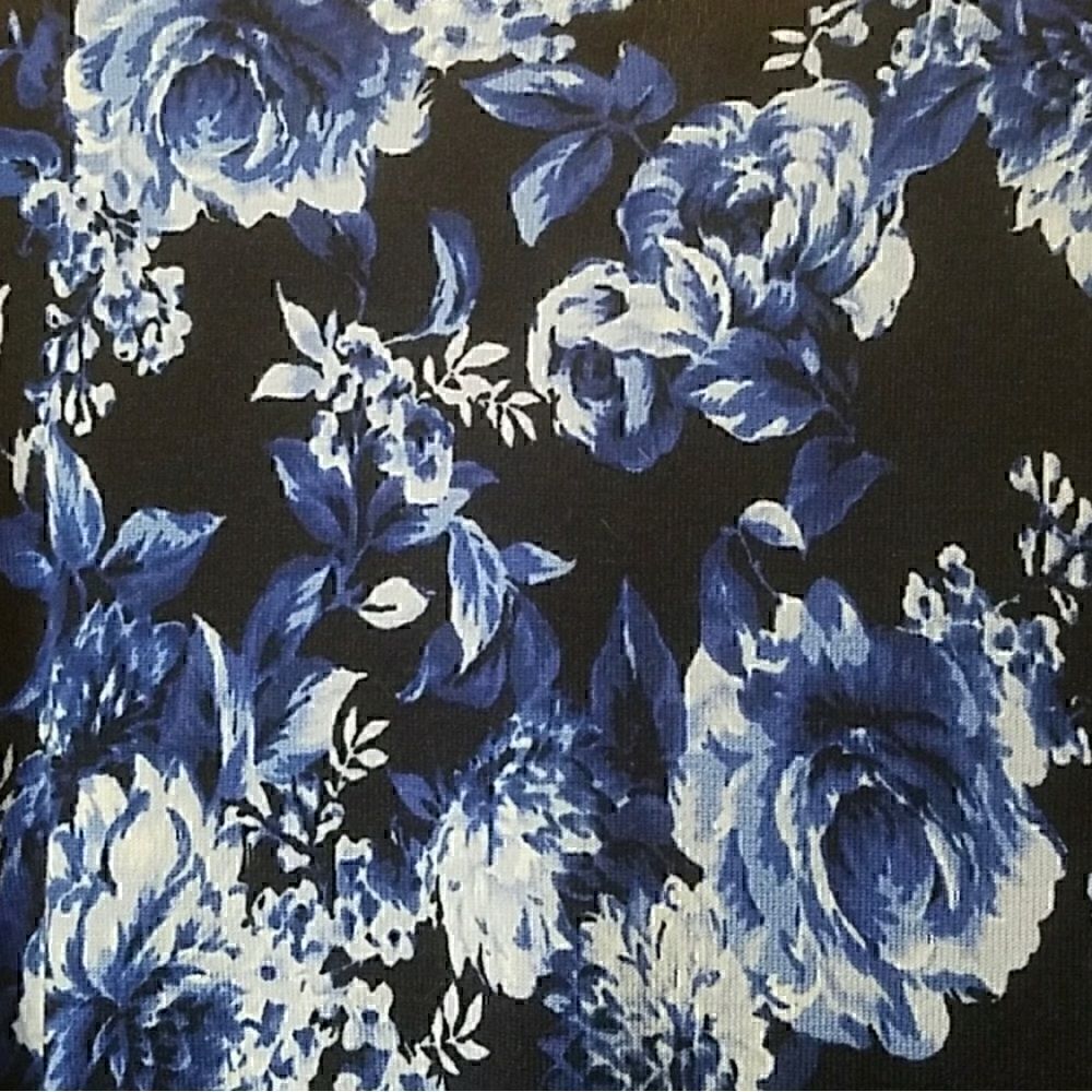 *30off3* Floral Blue Roses Beautiful Cardigan. Excellent condition. Medium.‎ - Picture 6 of 7